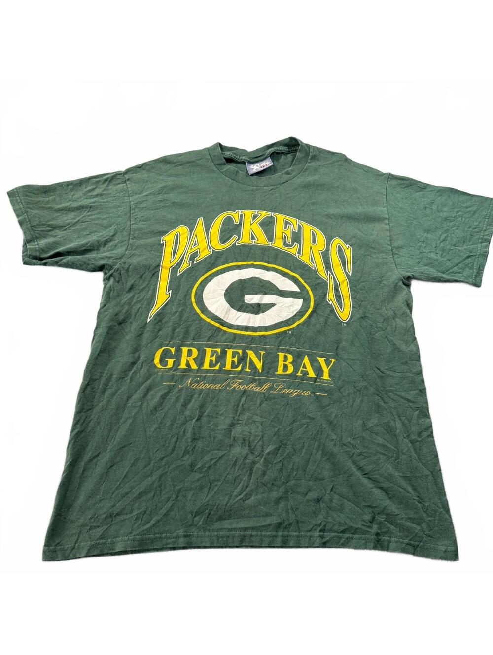 Vintage 90s Lee Sport Green Bay Packers T-Shirt Mens Large Green NFL Big Logo